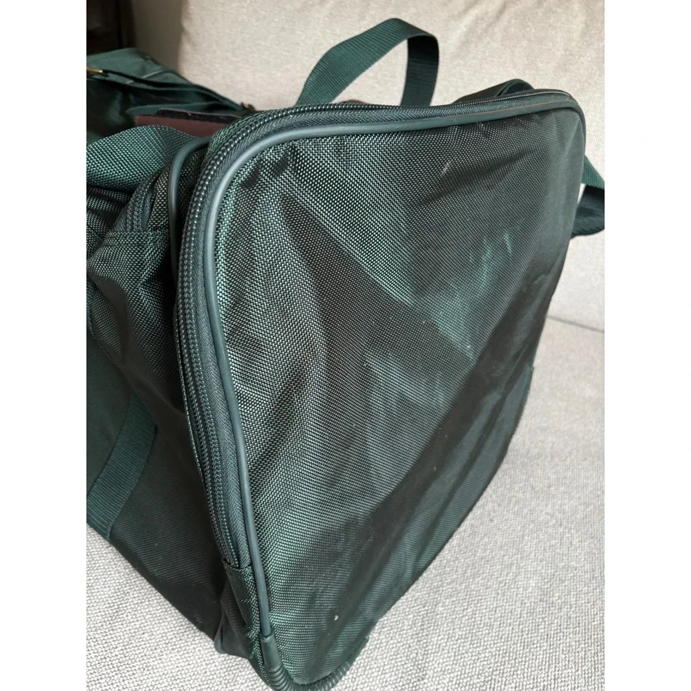 Samsonite Duffel Bag Forest Green Ballistic Nylon Travel Weekend